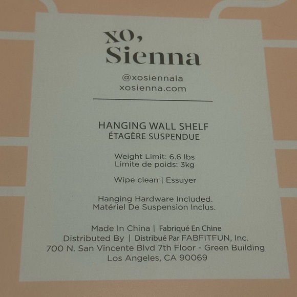 NIB - XO, SIENNA - Wall Shelf - Midnight Moon Collection - Picture 4 of 14